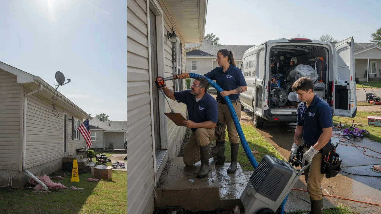 Ceiling Water Damage Restoration in Middletown, MO near me